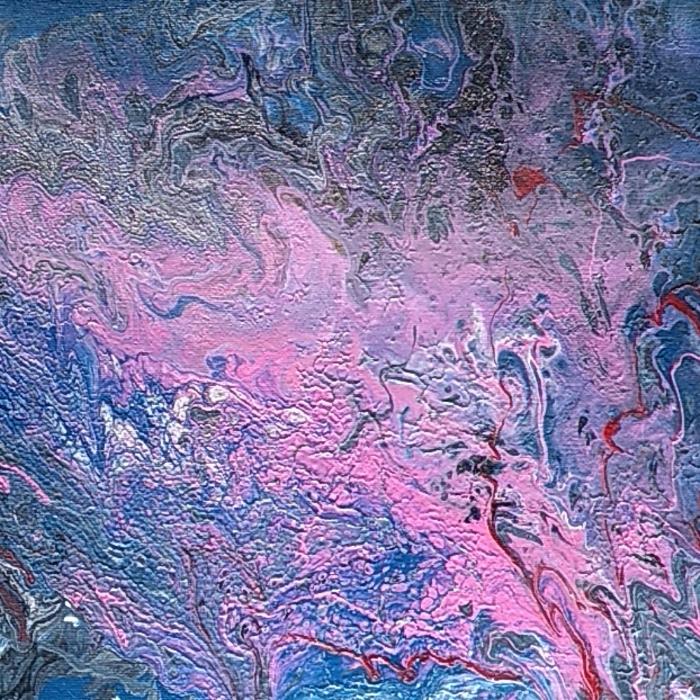 Acrylic pour painting